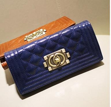 กระเป๋าสตางค์ Luluhouse รุ่นL55-03bllared/blue กระเป๋าสตางค์สวยสไตล์เกาหลีนำเข้าจากเจ้าของแบรนด์100%